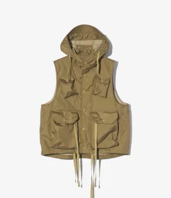 Field Vest - Khaki 3 Layers Nyco Cloth