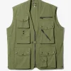 Field Vest - Olive - C/N Oxford Cloth
