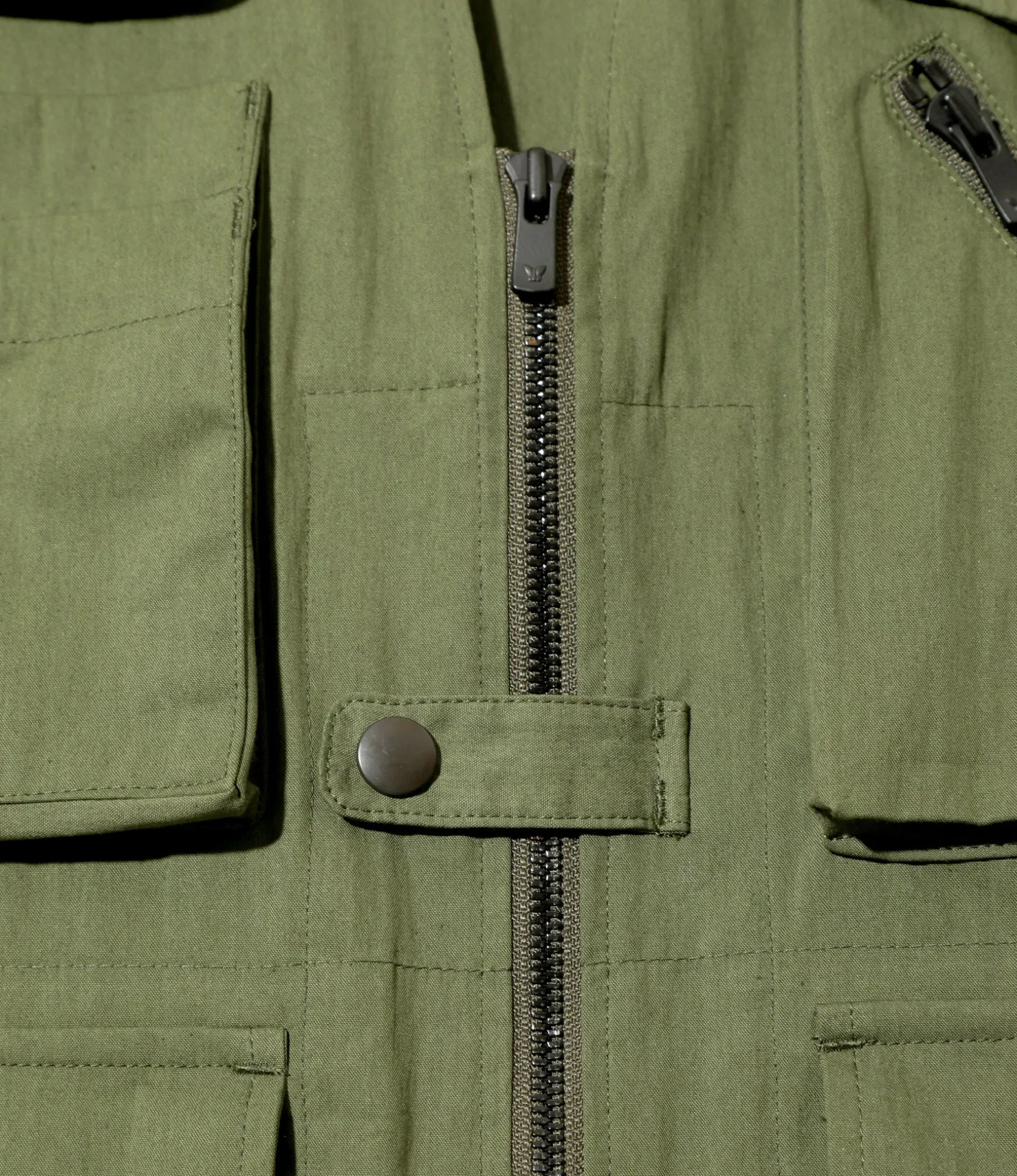 Field Vest - Olive - C/N Oxford Cloth