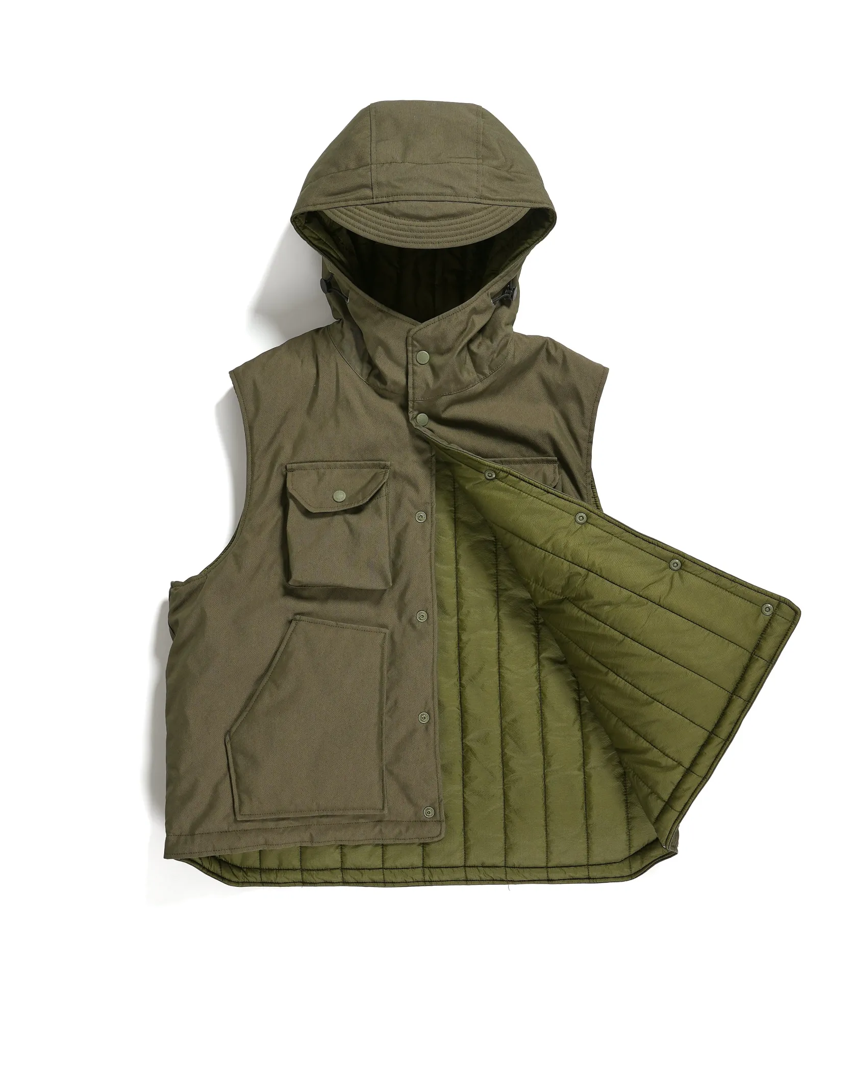 Field Vest - Olive CP Weather Poplin