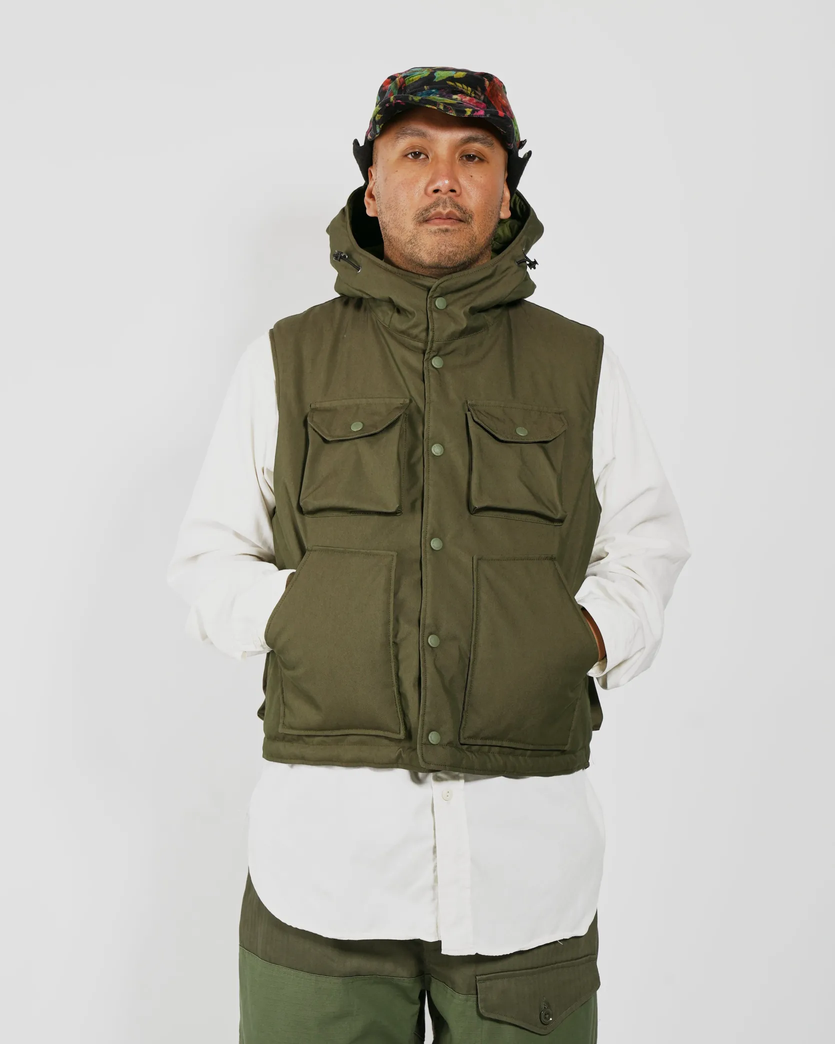 Field Vest - Olive CP Weather Poplin