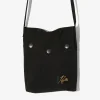 Flapped Bag - Black - C/N Oxford