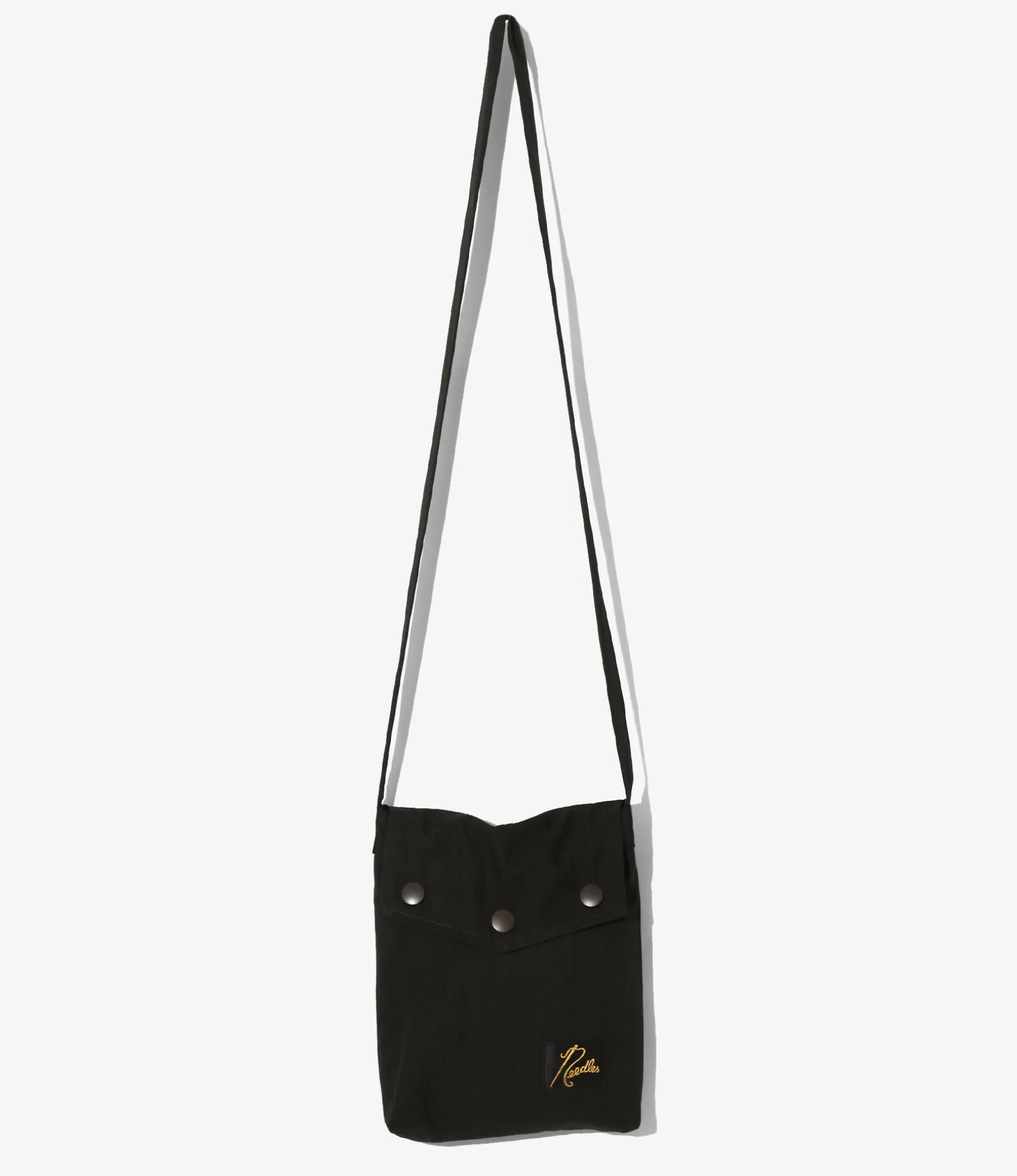 Flapped Bag - Black - C/N Oxford