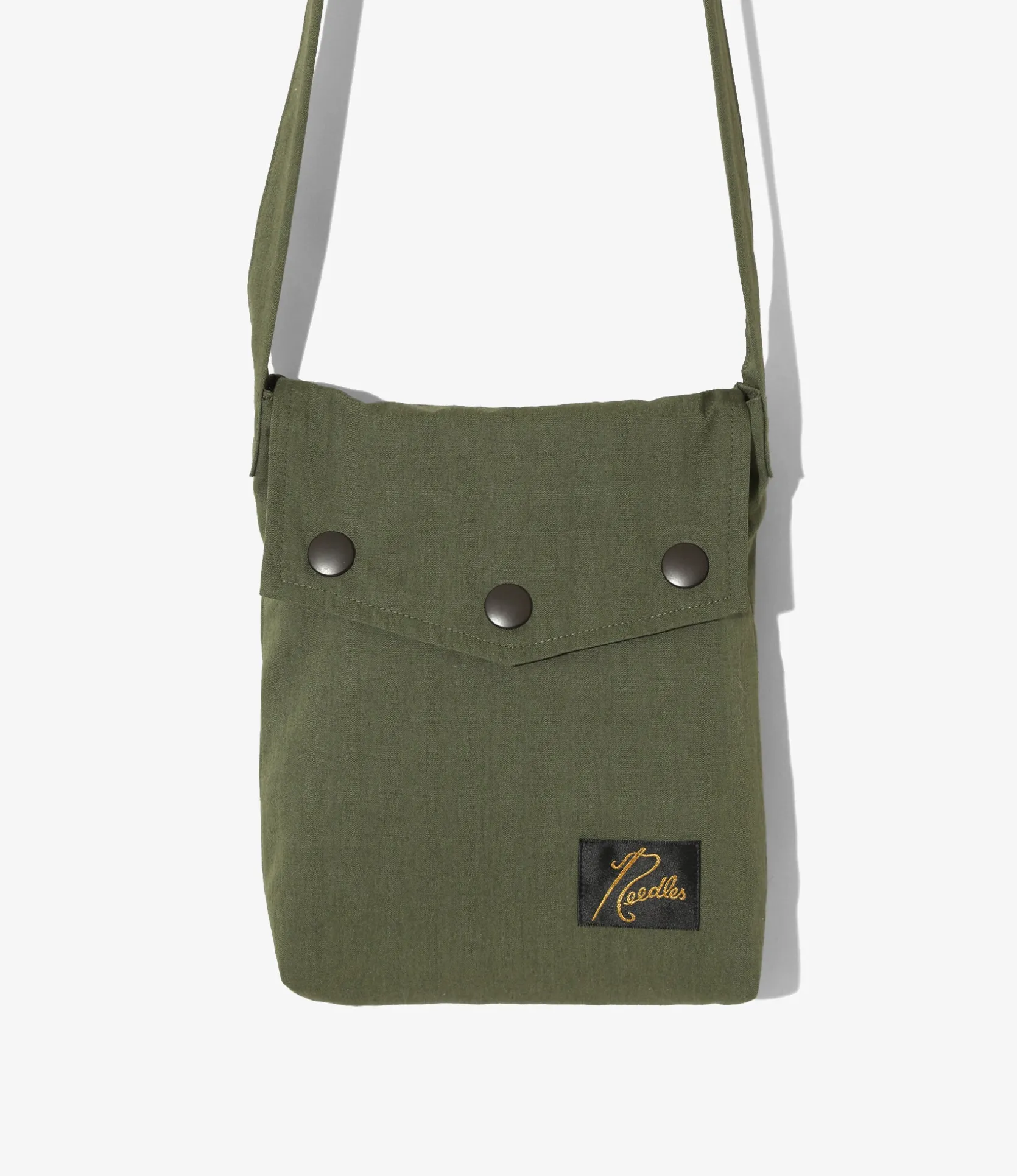 Flapped Bag - Olive - C/N Oxford