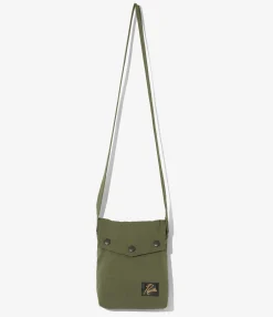 Flapped Bag - Olive - C/N Oxford