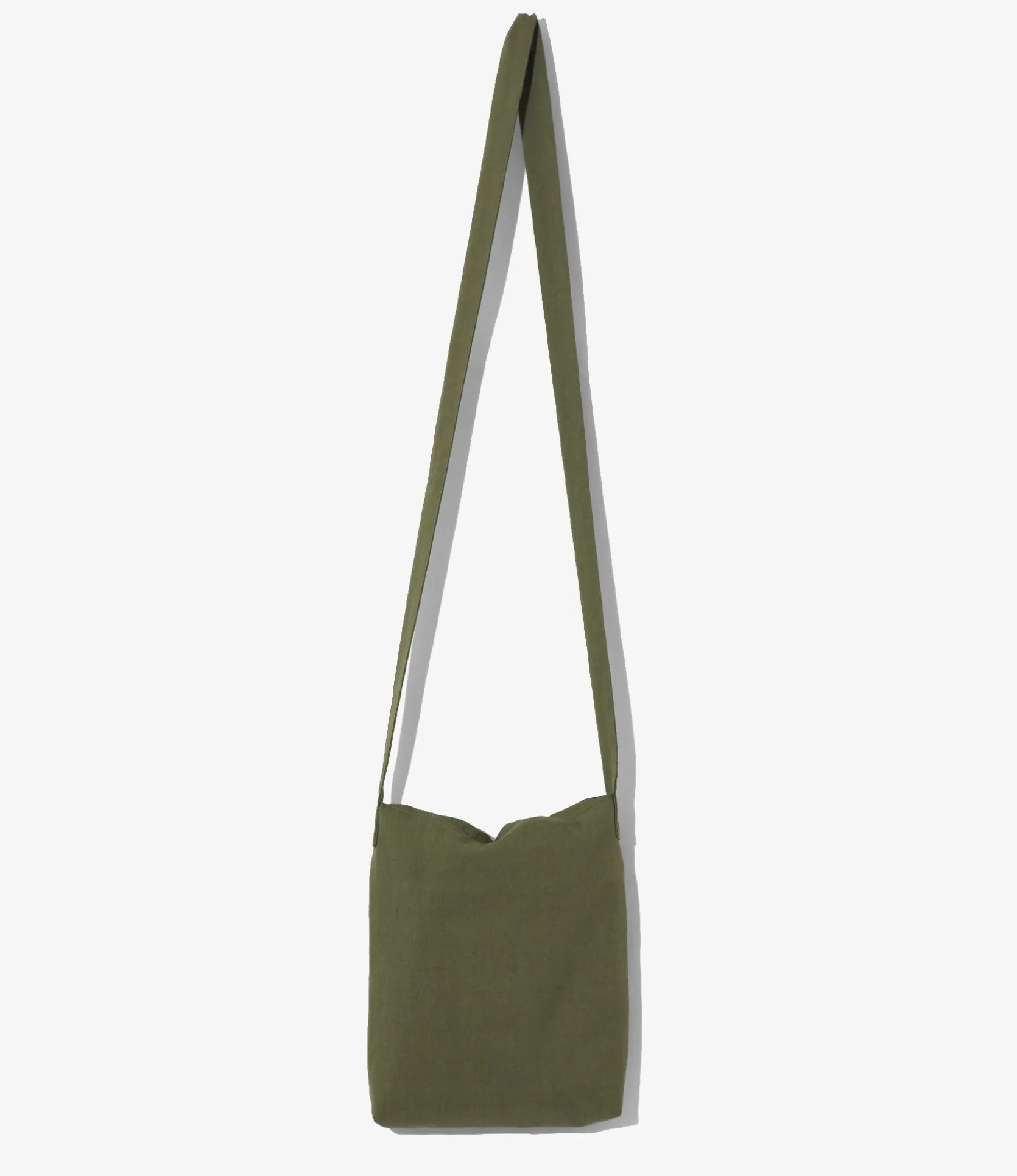 Flapped Bag - Olive - C/N Oxford