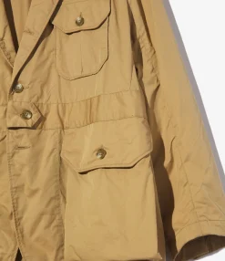 Folk Jacket - Khaki Cotton Superfine Poplin