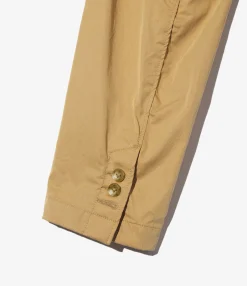 Folk Jacket - Khaki Cotton Superfine Poplin
