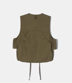 Fowl Vest - Olive Coated Cotton Cloth