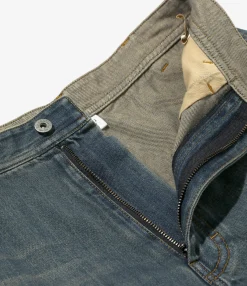 Frill Painter Pants - Indigo - Denim