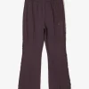 Fringe Boot-Cut Track Pant - Purple - Rayon Jersey