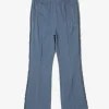 Fringe Boot-Cut Track Pant - Slate Blue - Rayon Jersey