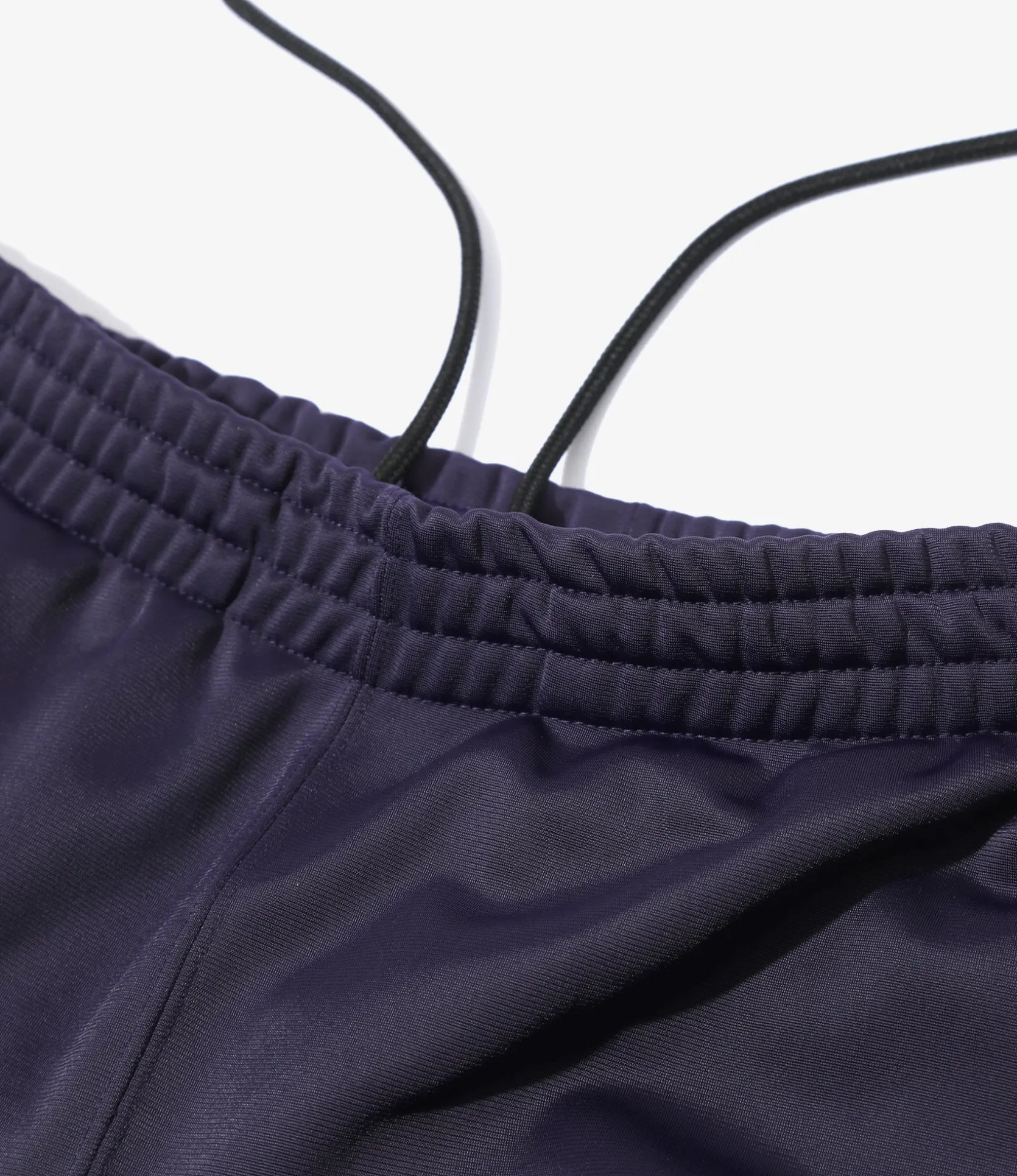 Fringe Boot-Cut Track Pant - Eggplant - PE/TA Bright Jersey