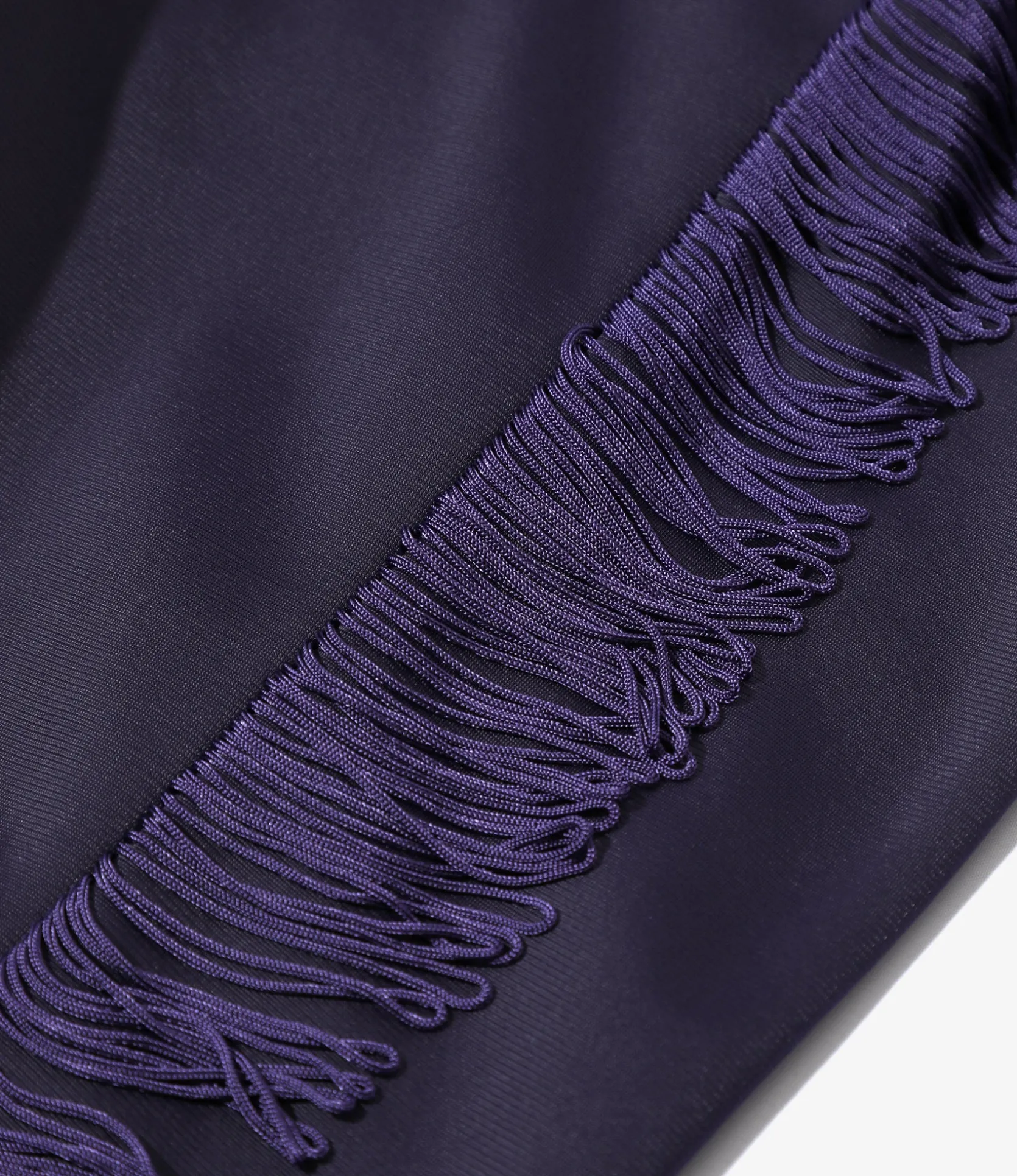 Fringe Boot-Cut Track Pant - Eggplant - PE/TA Bright Jersey