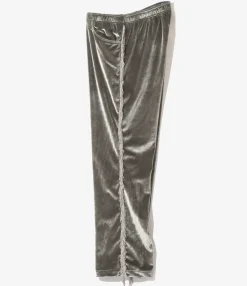 Fringe String Easy Pant - Charcoal - TA/PE Velour