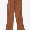 Fringe String Pant - Rust - R/C Leopard Jacquard