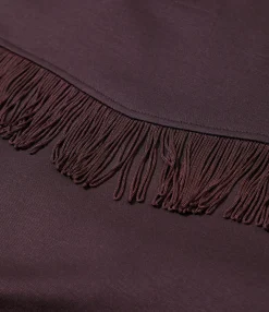 Fringe Track Jacket - Purple - Rayon Jersey