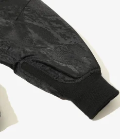 G-8 Jacket - Black - Python Jacquard Sateen