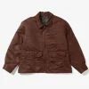 G8 Jacket - Brown Polyester Fake Suede