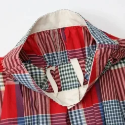 Gather Skirt - Red/Green Big Madras Plaid
