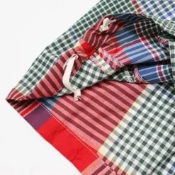 Gather Skirt - Red/Green Big Madras Plaid