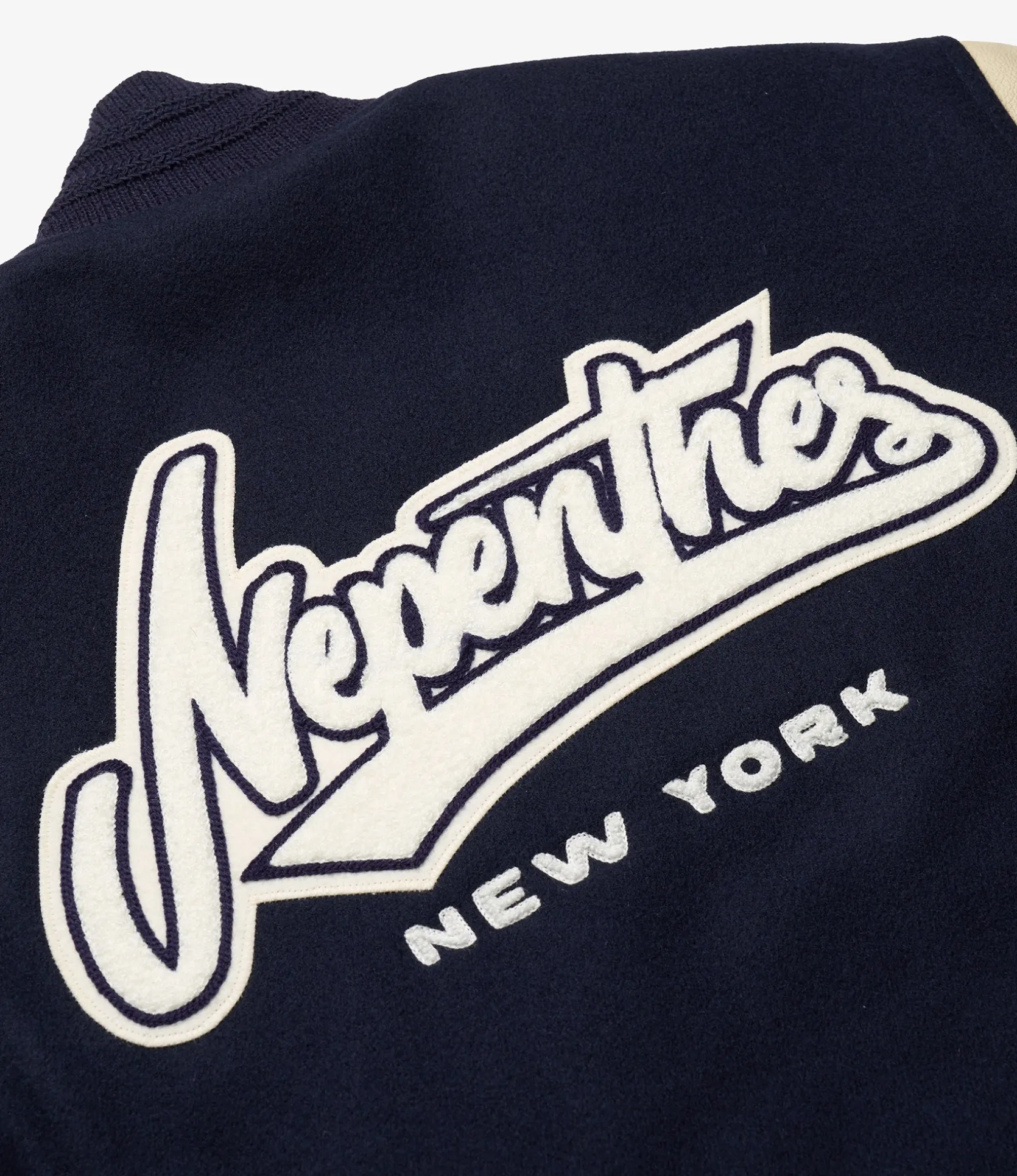 GDP x Golden Bear Varsity Jacket - Navy/Cream