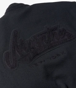 GDP x Golden Bear Varsity Jacket - Black/Black