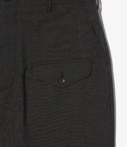 Ghurka Pant - Charcoal Tropical Wool