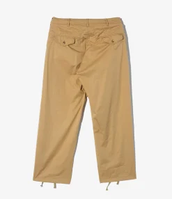 Ghurka Pant - Khaki Cotton Superfine Poplin