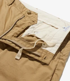 Ghurka Pant - Khaki Cotton Superfine Poplin