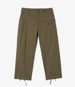 Ghurka Pant - Olive Coated Cotton Cloth