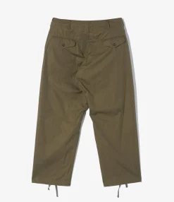 Ghurka Pant - Olive Coated Cotton Cloth
