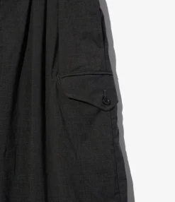 Ghurka Short - Charcoal Tropical Wool