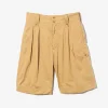 Ghurka Short - Khaki Cotton Superfine Poplin