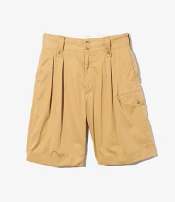 Ghurka Short - Khaki Cotton Superfine Poplin