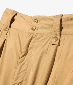 Ghurka Short - Khaki Cotton Superfine Poplin