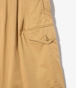 Ghurka Short - Khaki Cotton Superfine Poplin