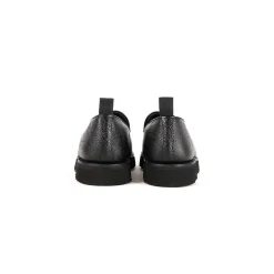 Golf Loafer - Black Scotch Grain