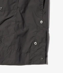 Guayabera Shirt - Charcoal 100's 2Ply Broadcloth