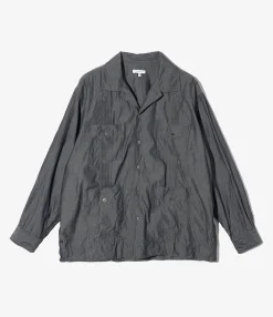 Guayabera Shirt - Indigo Cotton Chambray