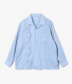 Guayabera Shirt - Lt. Blue CL Solid