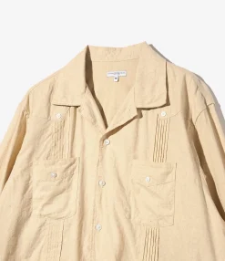 Guayabera Shirt - Natural CL Sheeting