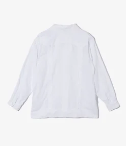 Guayabera Shirt - White Handkerchief Linen