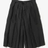 Hakama Pant - Black - Wool Python Jacquard