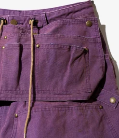 H.D. Pant - Apron - Purple - 11oz Cotton Oxford