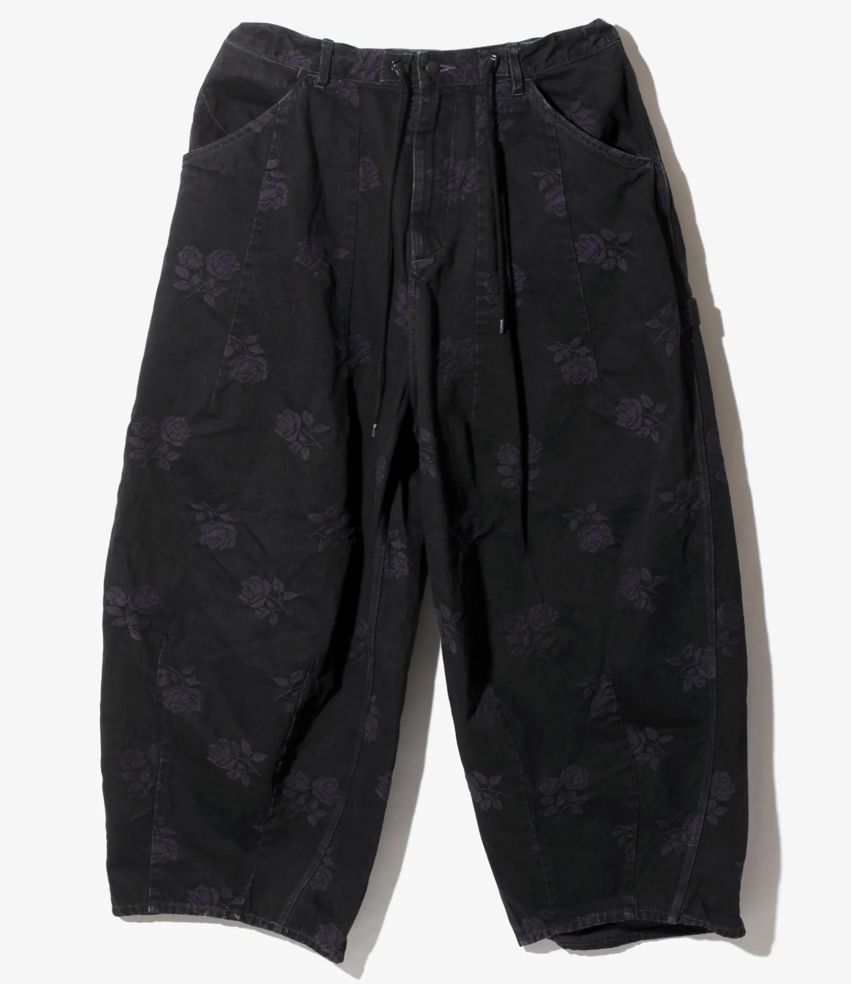 H.D. Pant - Black - Painter / 10oz Denim / Rose Jq.