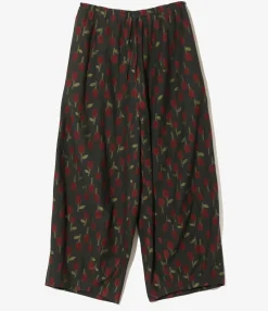 H.D. Pant - Charcoal - R/W Tulip Jacquard