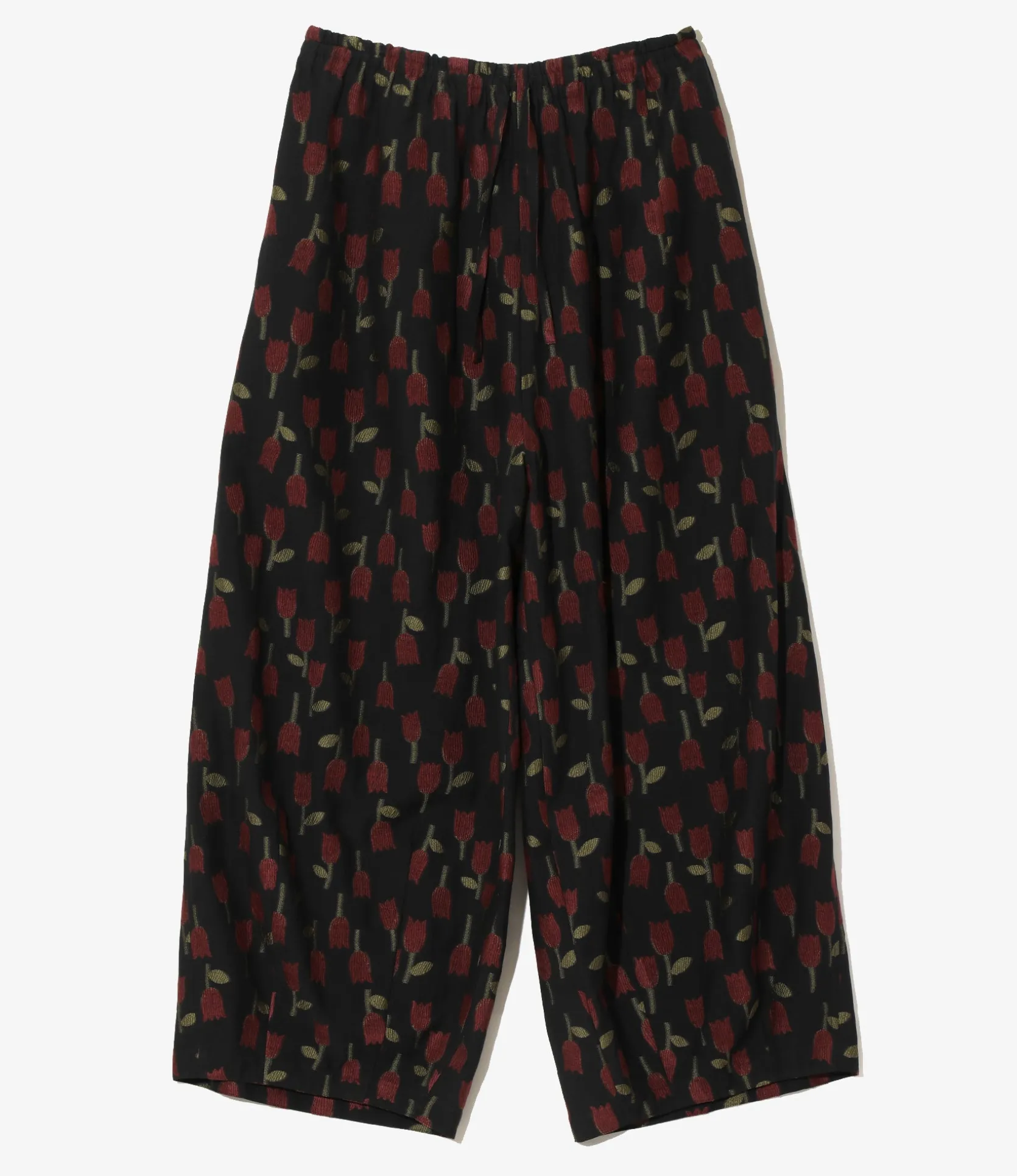 H.D. Pant - Dk. Navy - R/W Tulip Jacquard