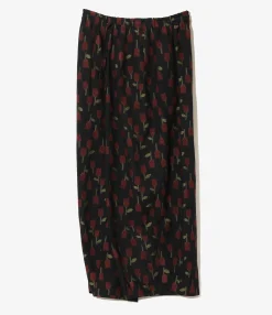 H.D. Pant - Dk. Navy - R/W Tulip Jacquard