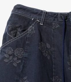 H.D. Pant - Indigo - Painter / 10oz Denim / Rose Jq.